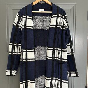 Coatigan | Nine West | XS | Blue, White + Black